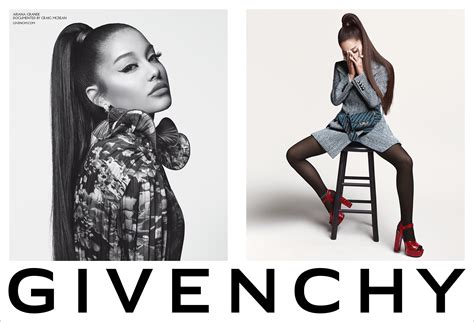 ariana grande's givenchy ads|Ariana Grande and Givenchy.